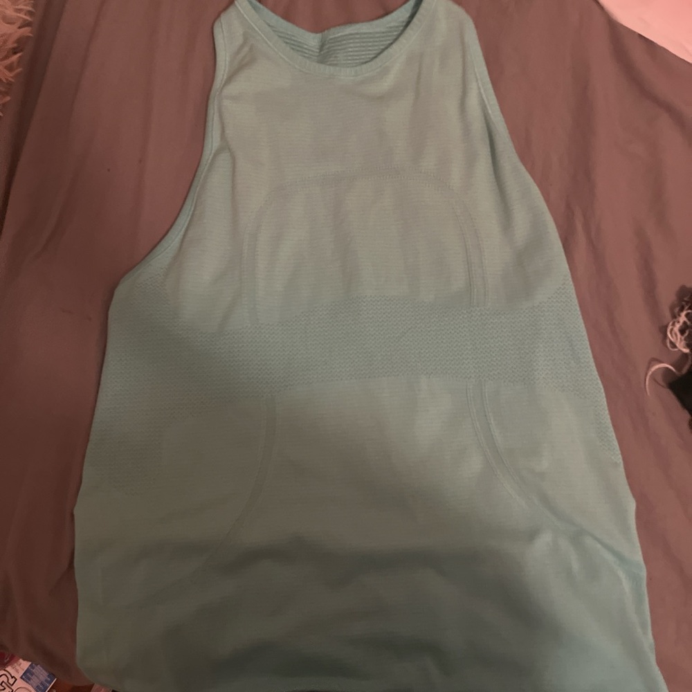 lululemon athletica Light Green Tank Top